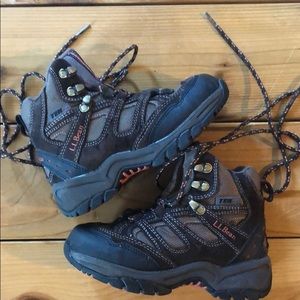 Kids L. L. Bean hiking boots, worn once, size 1